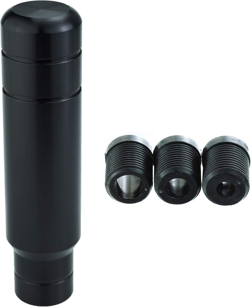Abfer Metal Heavy Shift Knob, 5" Aluminum Alloy Weighted Gear Lever Stick Shifter Handle Fit Most Manual Vehicle (Black) - Image 4